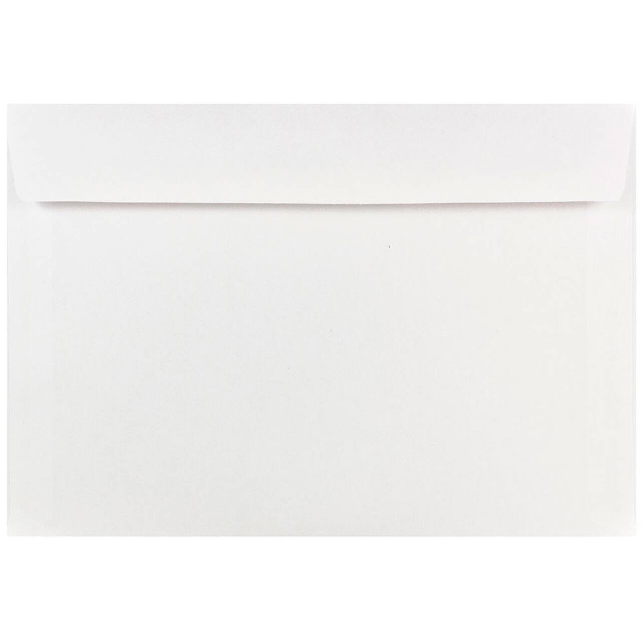 JAM Paper 7" x 10" White Booklet Commercial Envelopes, 50ct.
